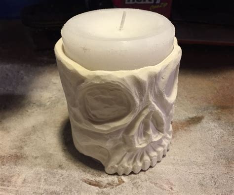 Skull Candle Holder - PVC - Instructables