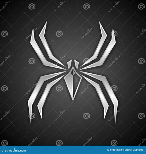 Spider Logo With Cross Golden Black And Silver Spider Crosspiece
