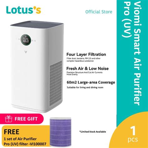 Viomi Smart Air Purifier Pro Uv Lazada