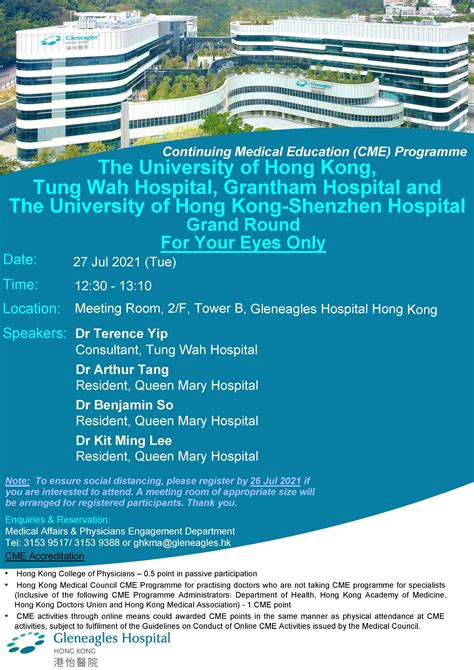 The University Of Hong Kong Tung Wah Hospital Grantham Hospital And