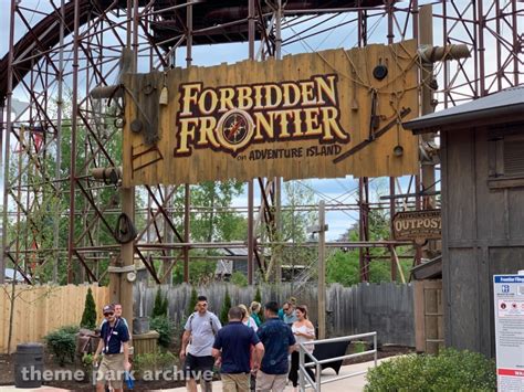 Forbidden Frontier on Adventure Island at Cedar Point | Theme Park Archive