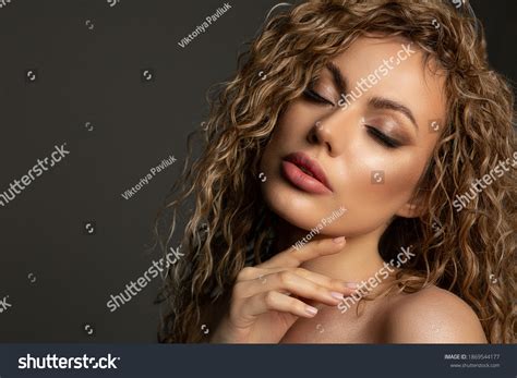 Fashion Studio Portrait Adorable Blonde Woman Stock Photo 1869544177 Shutterstock
