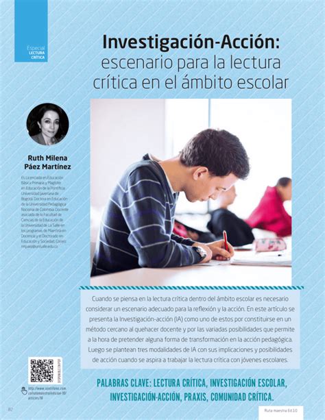 Investigación Acción escenario para la lectura crítica en el ámbito