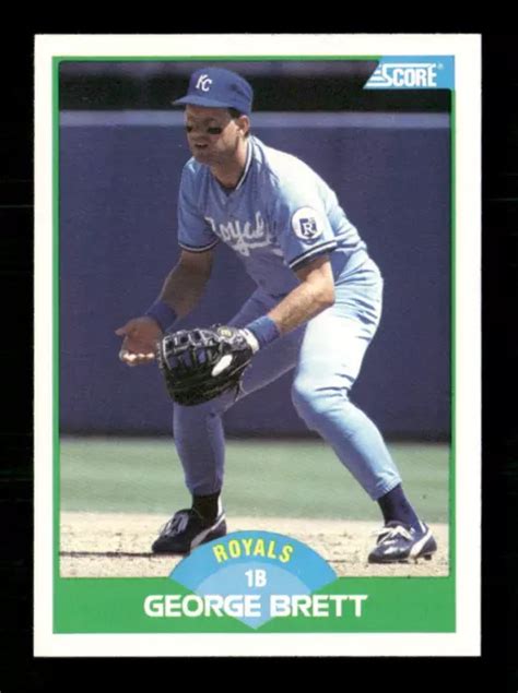 George Brett Score A Kansas City Royals Mlb Baseball Eur