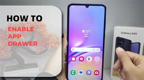 Samsung Galaxy A05 A05s How To Enable App Drawer YouTube