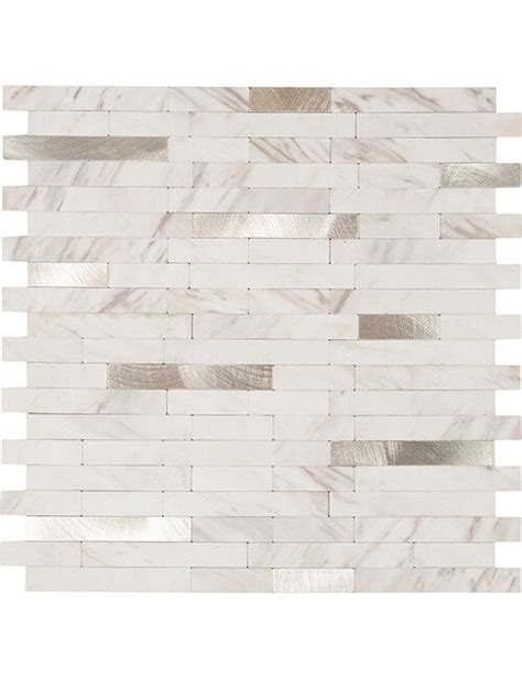 Peel Stick Milano Carrera Marble Kitchen Tile 5pcs Per Pack Kitchen