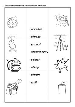 Three Letter Blends Spr Spl Scr Str By Jannah Tpt