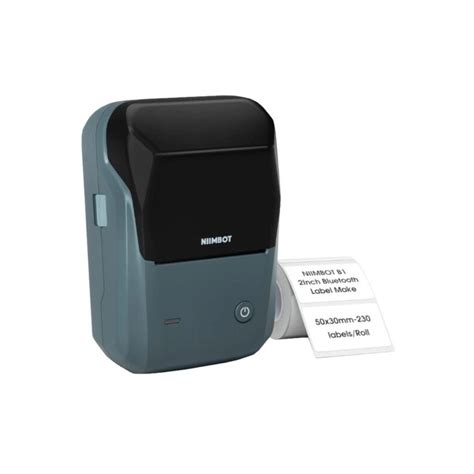 Niimbot B1 Portable Bluetooth Thermal Label Printer Navy GeeWiz