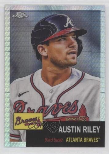 2022 Topps Chrome Platinum Anniversary Prism Refractor Austin Riley