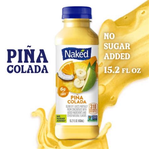 Naked Juice Piña Colada Flavored 100 Fruit Smoothie Blend 15 2 fl oz