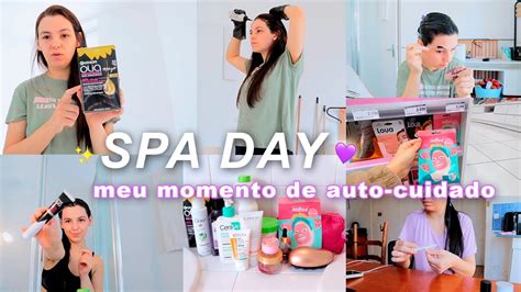 Spa Day Em Casa Depois Do Caos Da Mudan A Pintei O Cabelo Fiz As