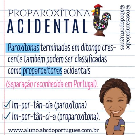 O Que Significa Proparoxítona - Já ouviu falar da PROPAROXÍTONA ACIDENTAL? Pois é, ela existe e aparece ...