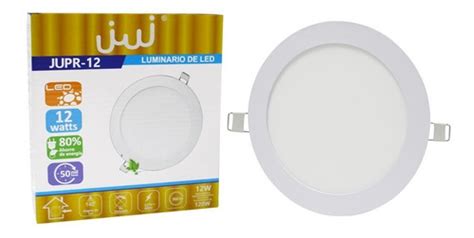 Plafon Led 12w Empotrable Luz Blanca Redondo 30pzs Jwj Mebuscar México