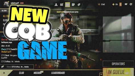 NEW MOBILE CQB GAME War In Arms Prime Forces Cqb Game UI Characters