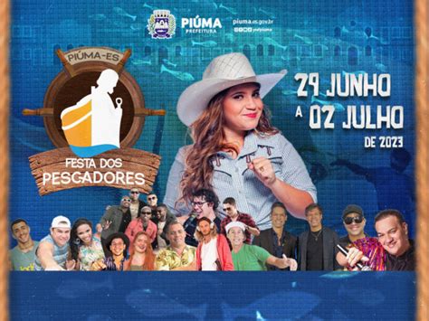 Confira a programação da Festa dos Pescadores de Piúma 2023 Notícias