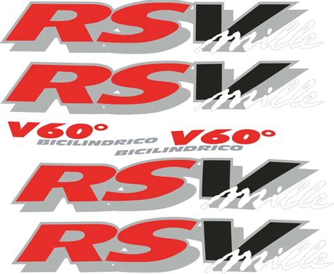 Aprilia Rsv Mille Decals Set Mxg One Best Moto Decals