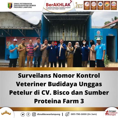 Surveilans Nomor Kontrol Veteriner Budidaya Unggas Petelur Di Cv Bisco