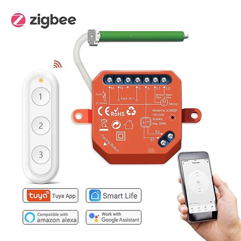 Zigbee Gordijnschakelaarmodule Voor Rolluikgordijnmotor Compatibel