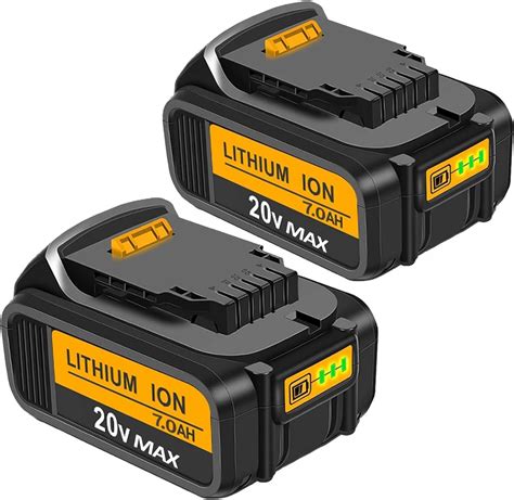 Amazon Junwood Pack Ah Replacement For Dewalt V Battery