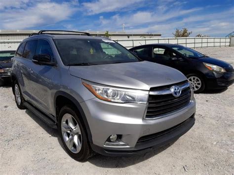 Toyota Highlander Hybrid Limited Tddcrfh Es Bid