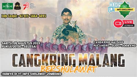 Live Cangkring Malang Bersholawat Bersama Hadroh Ruhha Jombang Youtube