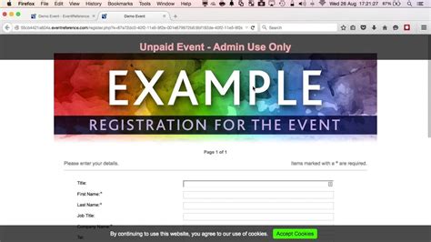 How To Create Your Online Event Registration In 60 Seconds