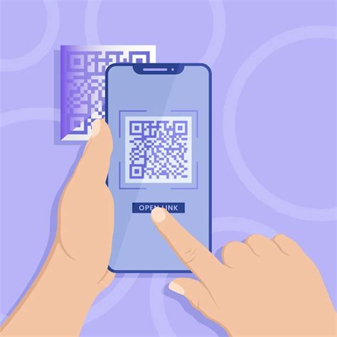 Smartphone Qr Code Scannen Gratis Vector