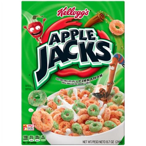 Kelloggs Apple Jacks Cereal 8 7 Oz Kroger