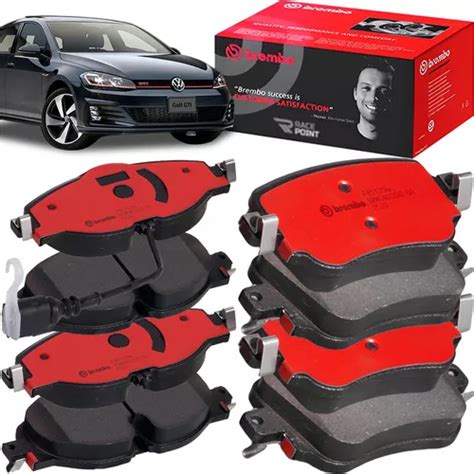 Pastilha Freio Dianteiro Traseiro Brembo Golf Mk7 Tsi Gti