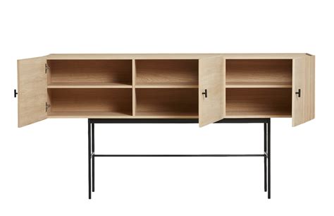 Woud Array Sideboard Cm Eiche Wei Pigmentiert