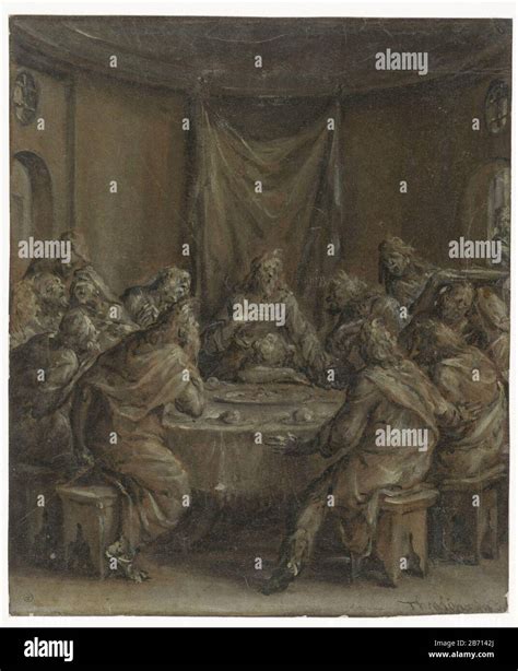 Laatste Avondmaal Last Supper Property Type Drawing Object Number Rp T 1995 8 Inscriptions