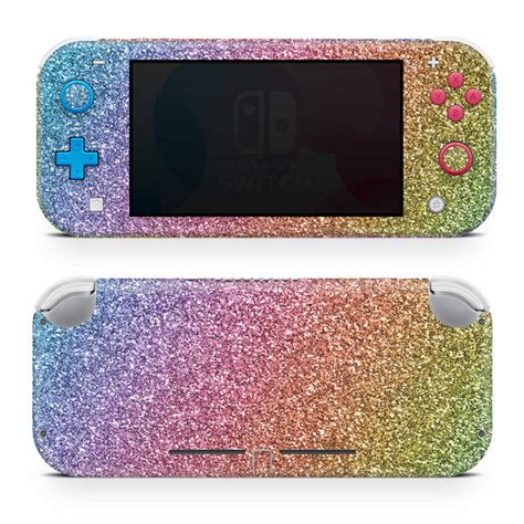 Nintendo Switch Lite Skin Rainbow Ombre Skinwraps Australia