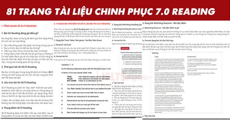 Ielts Reading Ph Ng Ph P H C V C Ch L M T Ng D Ng Trong Ielts Reading