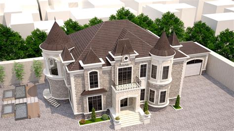 Castle House 3D Model - TurboSquid 1514824