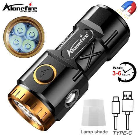 Alonefire X Mini Super Bright Flashlight X P Led With Pen Lamp