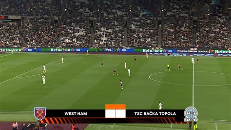 West Ham Vs Backa Topola Full Match Europa League