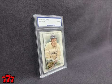 Babe Ruth Graded Gem Mint 10 Baseball Card 777 Auction Company