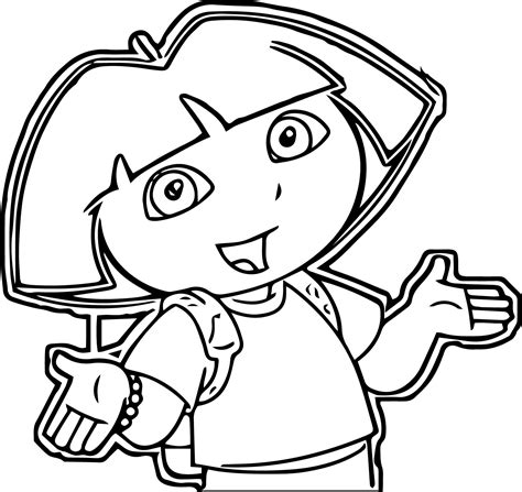 Dora The Explorer Coloring Page 41