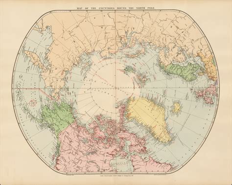 World Map North Pole - Arctic Maps Landmarks Regions Swoop Arctic : On a projection from the ...