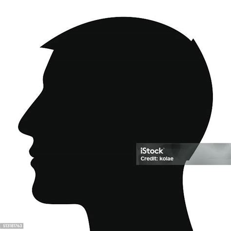 남자 헤드 실루엣 남자에 대한 스톡 벡터 아트 및 기타 이미지 남자 사람 얼굴 옆모습 Istock