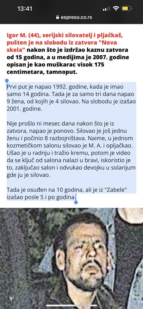 Ksenija On Twitter Protiv Hemijske Kastracije Koju Je Predlagao