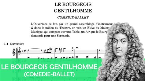 LULLY Le Bourgeois Gentilhomme LWV 43 Complete Score YouTube