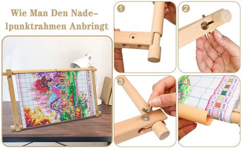 Stickrahmen Eckig Stickcliprahmen Quadratische Stickrahmen Aus Holz