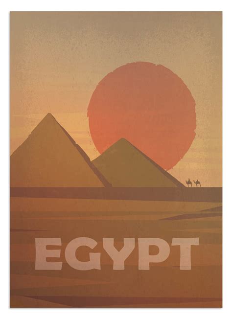 Plakat Egypt Egipt Hunny Badger