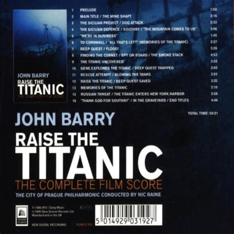 Raise The Titanic (The Complete Film Score) : - original soundtrack buy it online at the ...