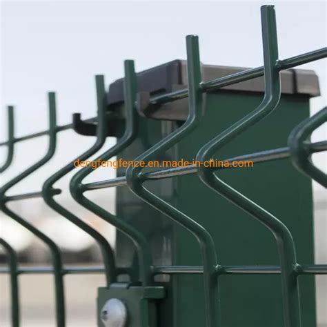 Galvanized Steel Welded Curved 3d Wire Mesh Fence Powder Coated Curvy Fence China Curvy Fence