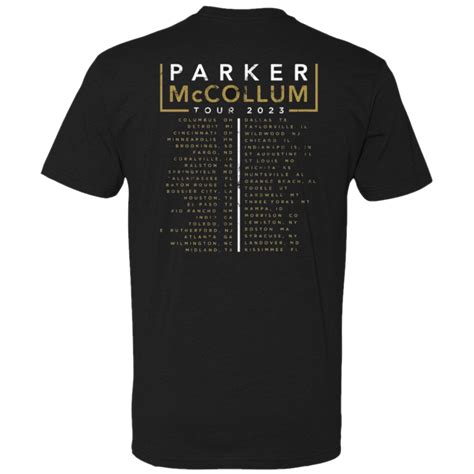 2023 Gold Chain Cowboy Tour Tee – Parker McCollum