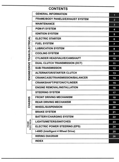 Honda 2020 Pioneer 1000 Service Manual