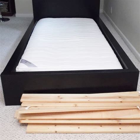 Ikea Sultan Twin Platform Bed And Mattress Ebth