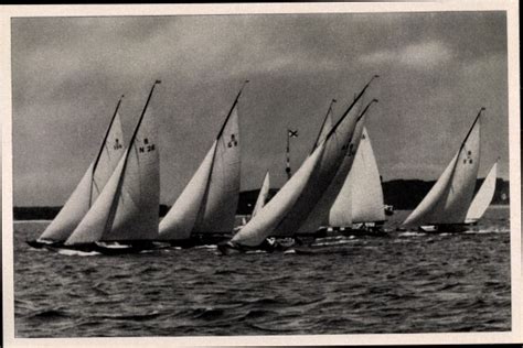 Sammelbild Olympia Jachten Der M Klasse Segelboote Akpool De